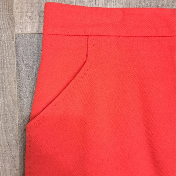 ZARA BASIC Red Pencil Skirt - Picture 2 of 4